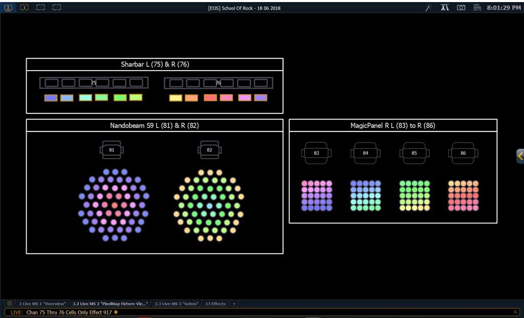 ETC EOS Lighting Control Software Magic Sheet 2