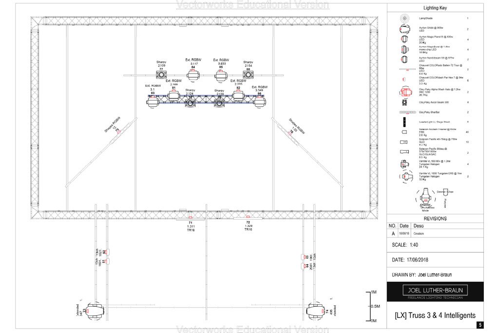 School Of Rock Lighting Design Plot 4